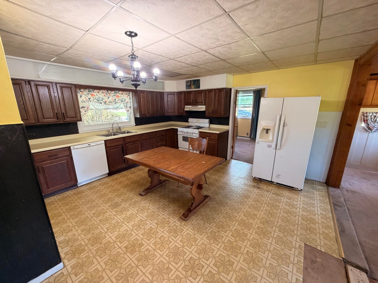 Kitchen and dining area